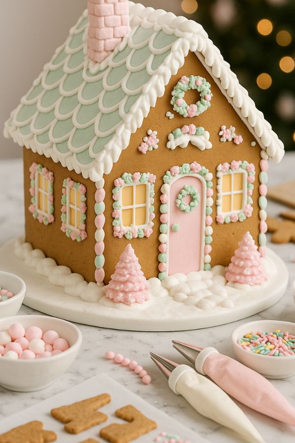 maison en pain d'épice de noël recette